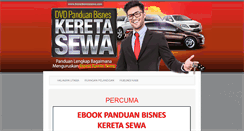 Desktop Screenshot of bisneskeretasewa.com